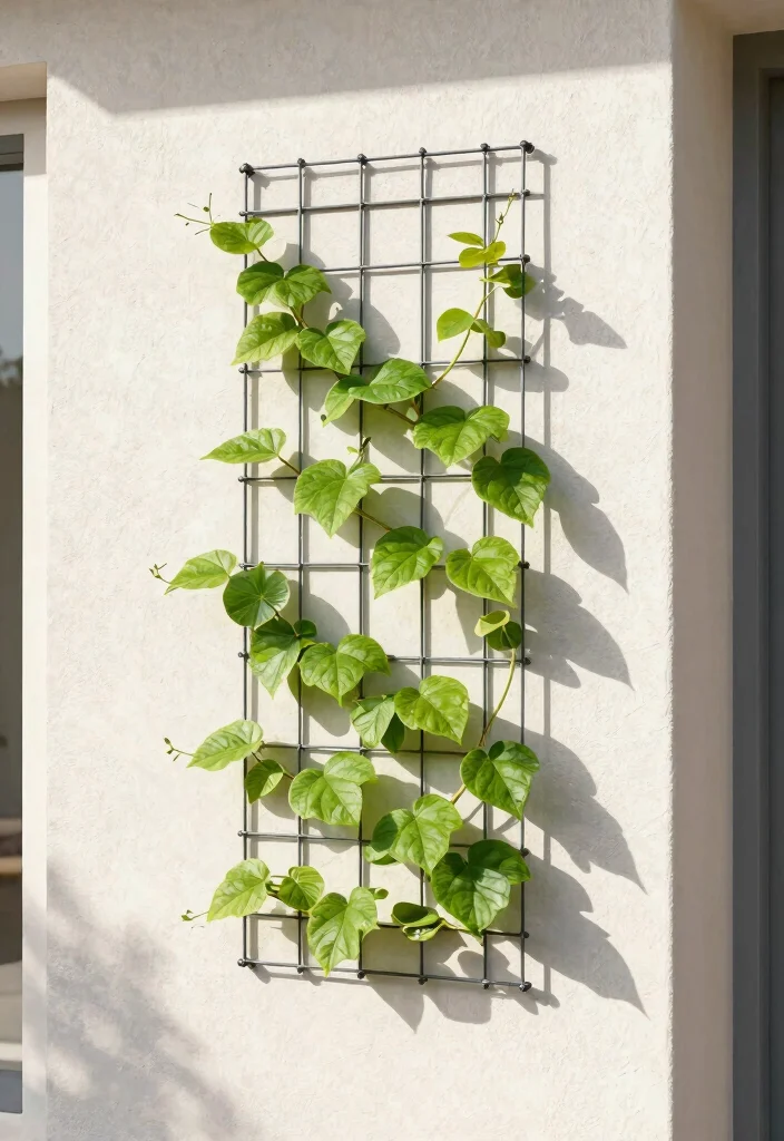 12 Trellis on House Ideas That Don't Damage Siding - 5. Wire Trellis System 1