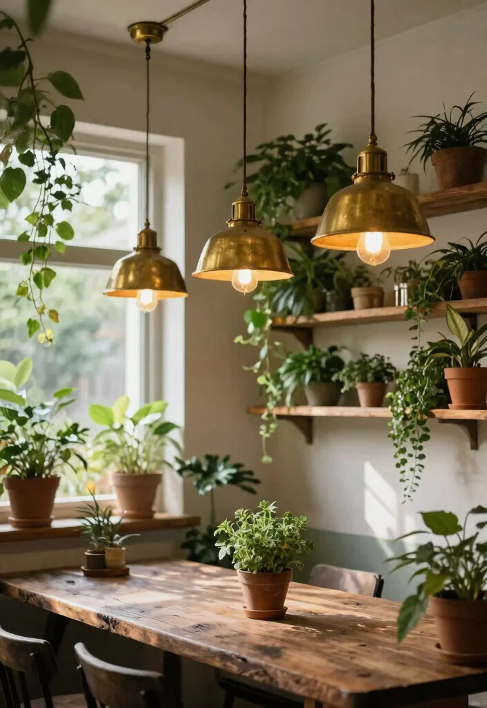 12 Vintage Ceiling Lights That Don't Look Dated - 1. Aged Brass Pendant Lamps 1