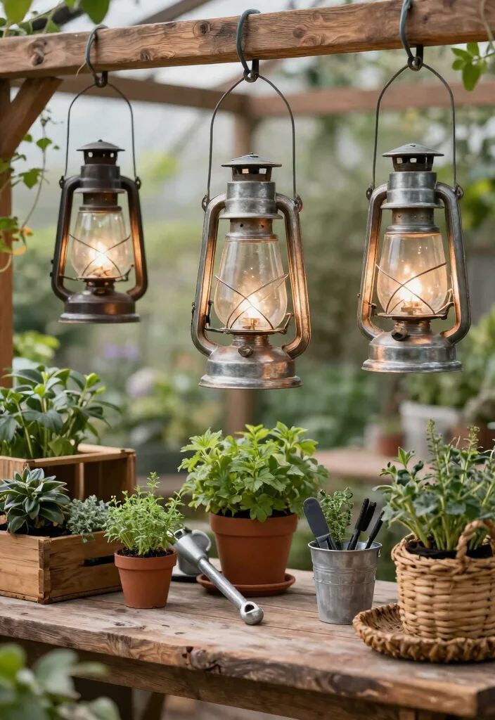 12 Vintage Ceiling Lights That Don't Look Dated - 10. Farmhouse Lanterns 1