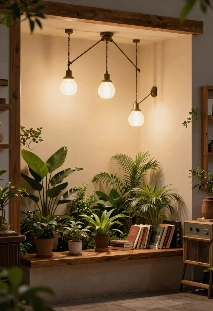 12 Vintage Ceiling Lights That Don't Look Dated - 11. Vintage Swing Arm Lights 1