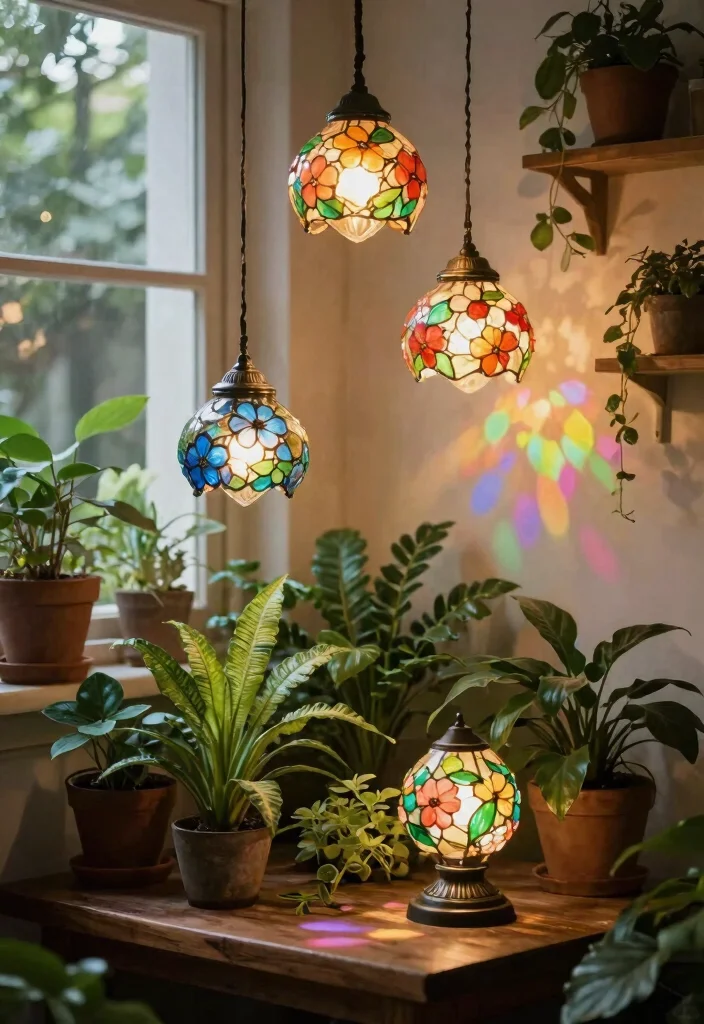 12 Vintage Ceiling Lights That Don't Look Dated - 3. Retro Glass Shades 1