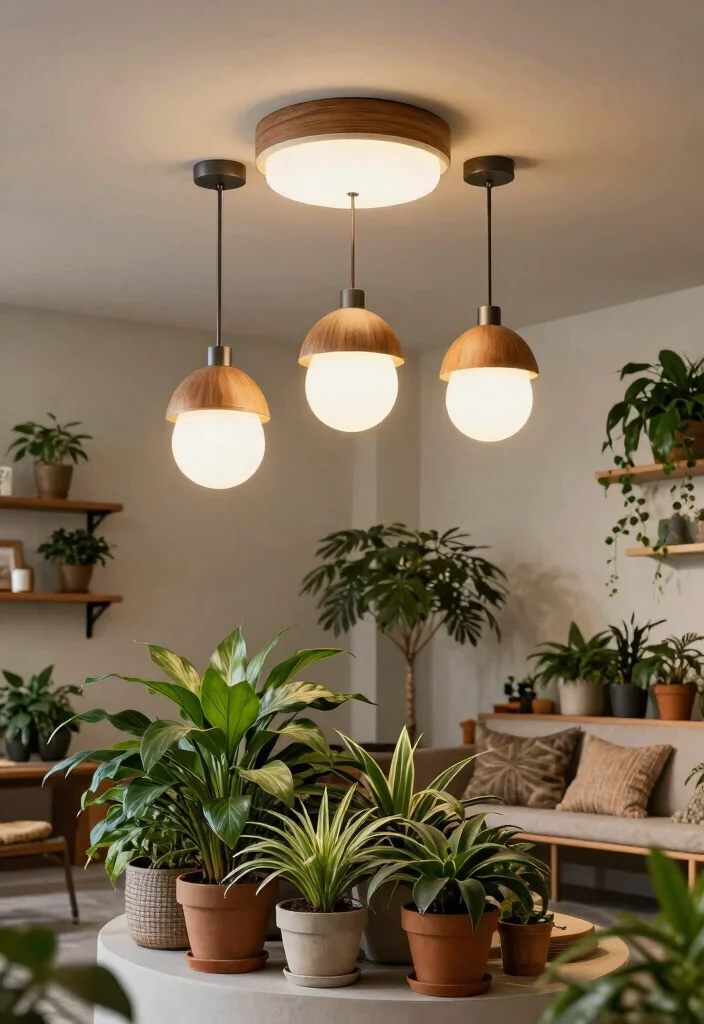 12 Vintage Ceiling Lights That Don't Look Dated - 4. Mid-Century Modern Flush Mounts 1