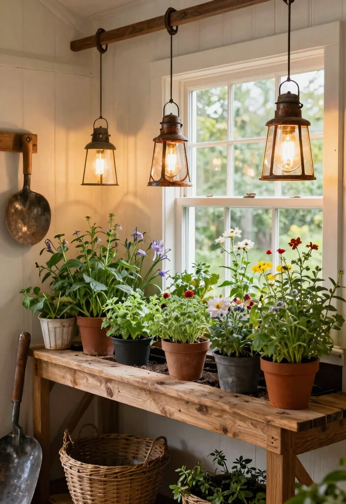 12 Vintage Ceiling Lights That Don't Look Dated - 5. Rustic Barn Lights 1