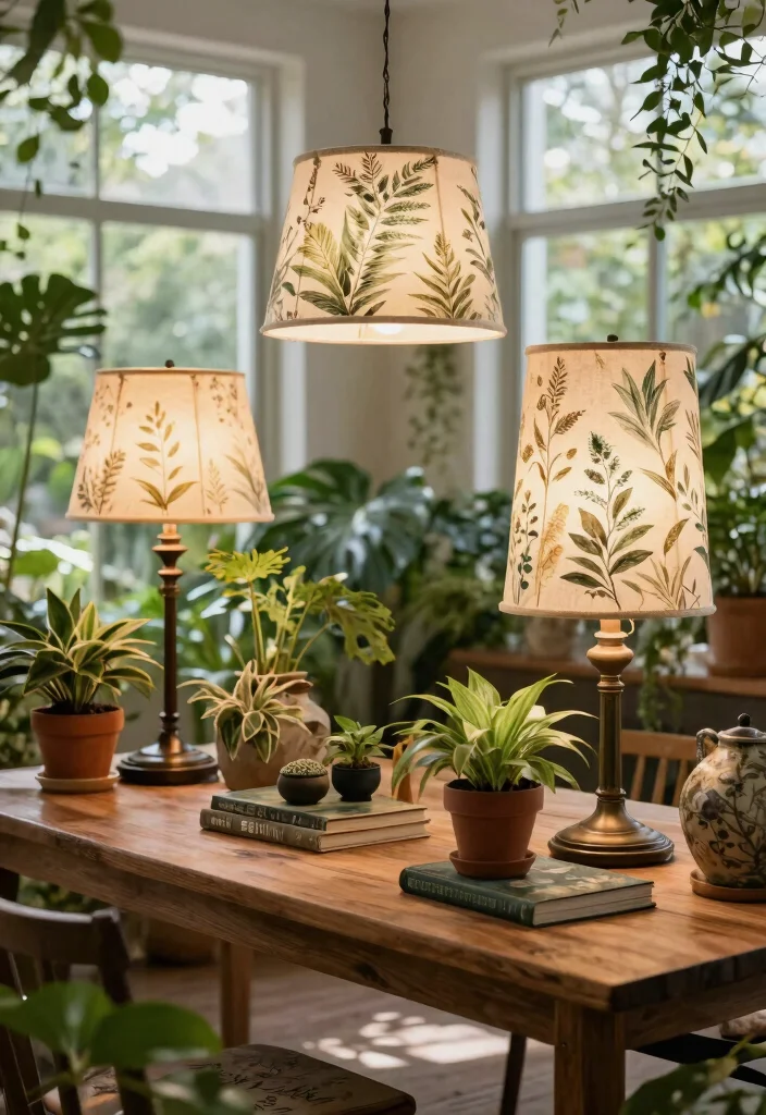 12 Vintage Ceiling Lights That Don't Look Dated - 6. Vintage Drum Shades 1