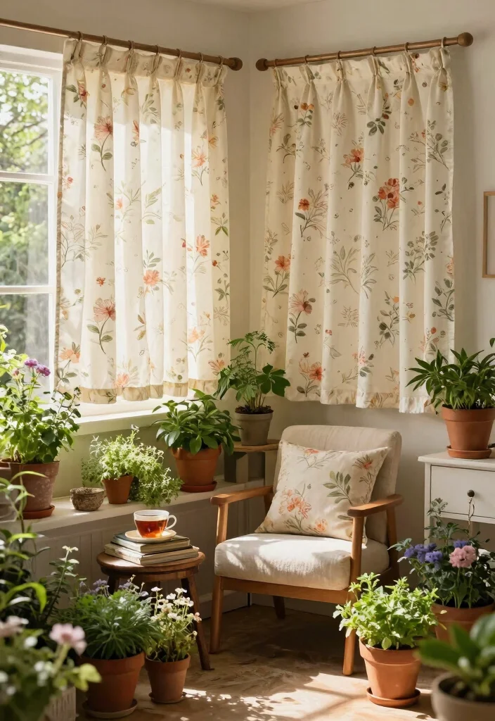 12 Vintage Ceiling Lights That Don't Look Dated - 8. Charming Fabric Shades 1