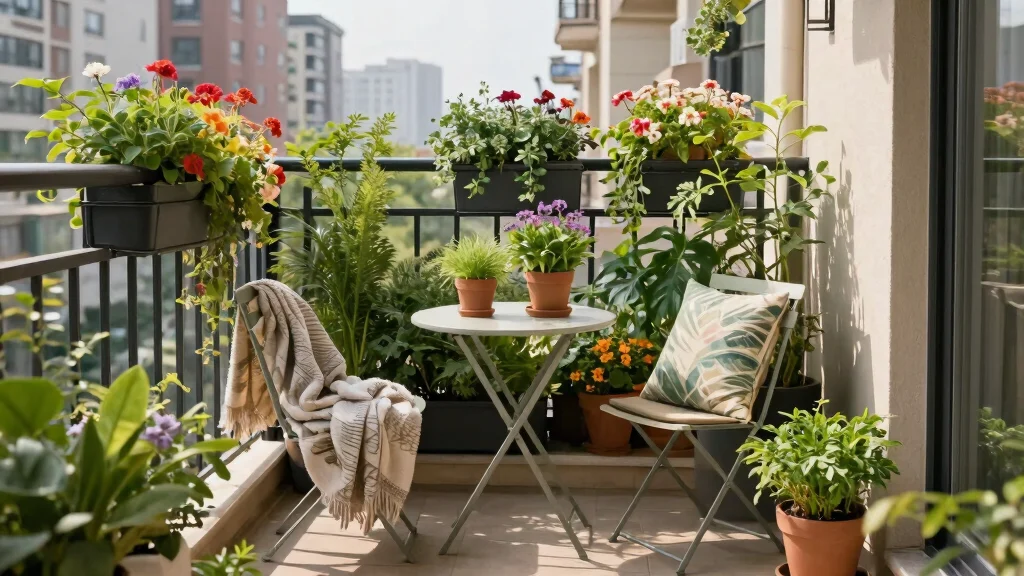14 Balcony Furniture Ideas for Small Spaces That Fold or Stack
