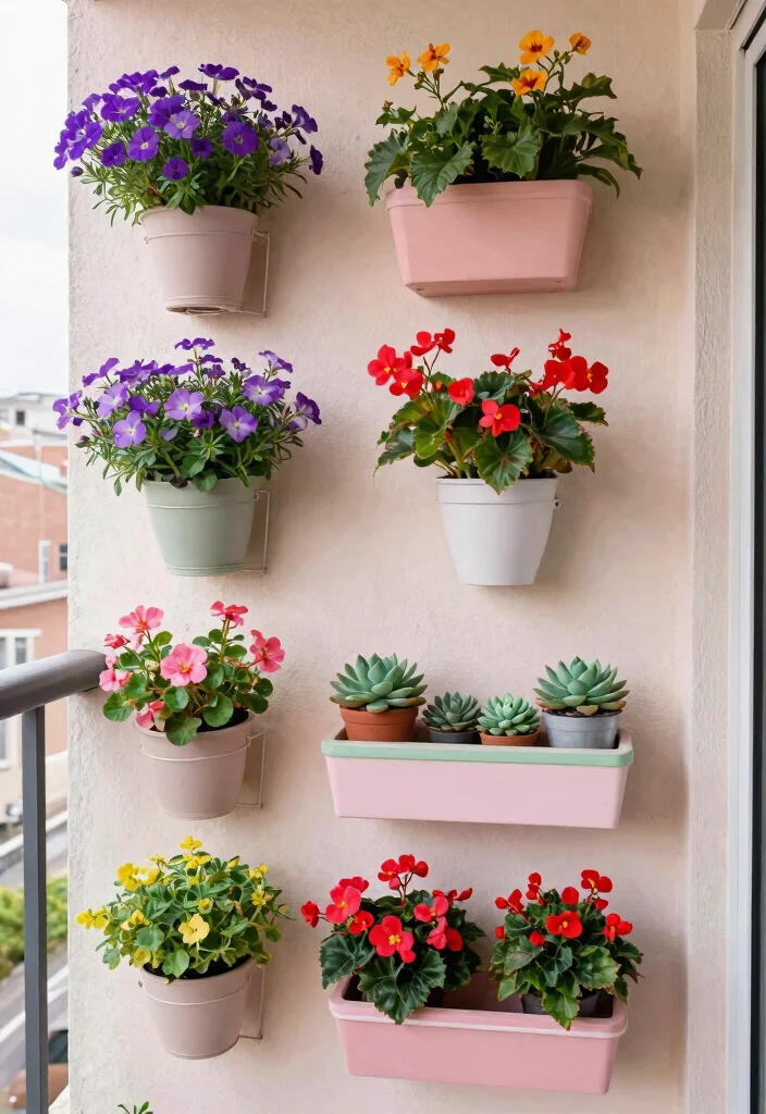 14 Container Flower Garden Ideas for Renters Who Can't Dig - 1. Vertical Container Gardens 1