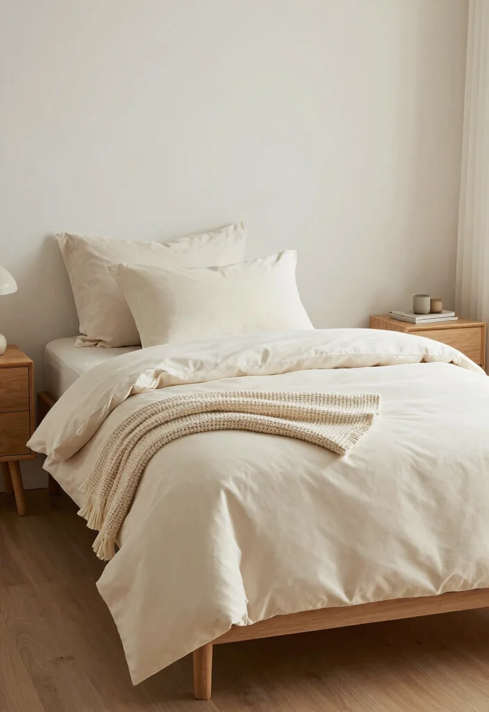 14 Farmhouse Bedding Set Ideas That Feel Cozy Without Looking Cluttered - 13. Elegant Simplicity 1