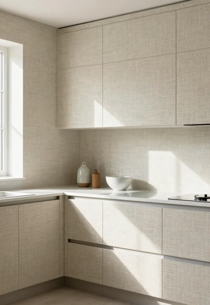 14 Farmhouse Style Wallpaper Ideas That Don't Overwhelm Small Rooms - 11. Textured Wall Coverings 1