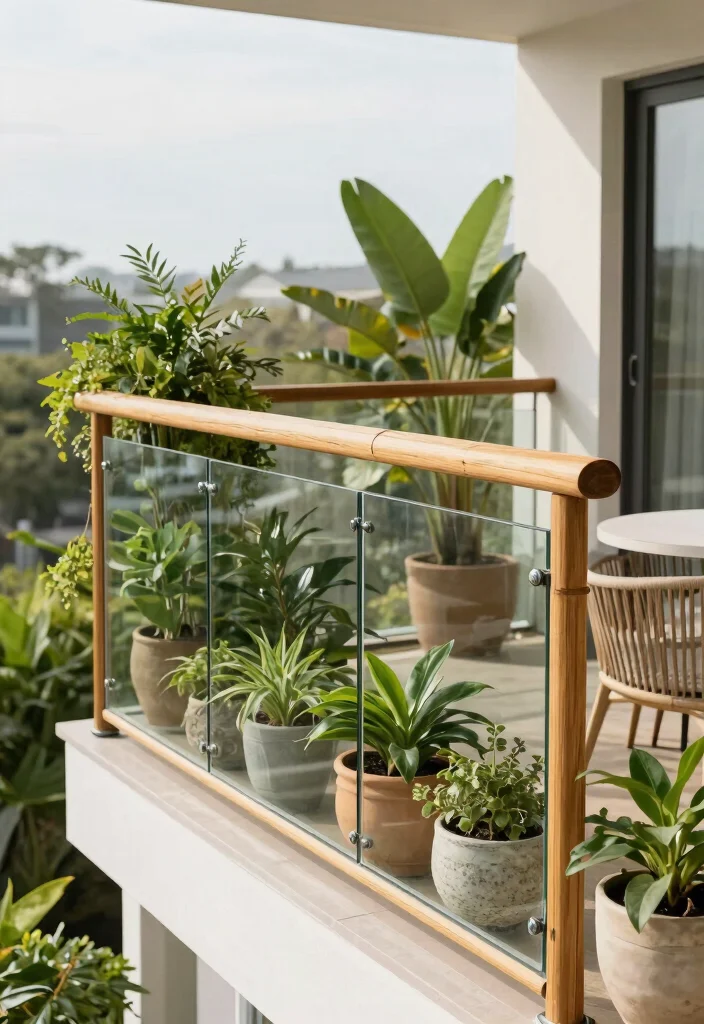14 Glass Balcony Railing Concepts That Stay Clear Without Constant Cleaning - 7. Eco-Friendly Glass Railings 1