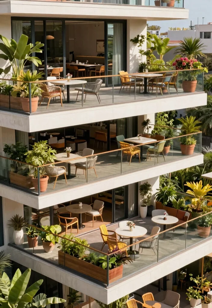 14 Glass Balcony Railing Concepts That Stay Clear Without Constant Cleaning - 8. Multi-Level Glass Railings 1