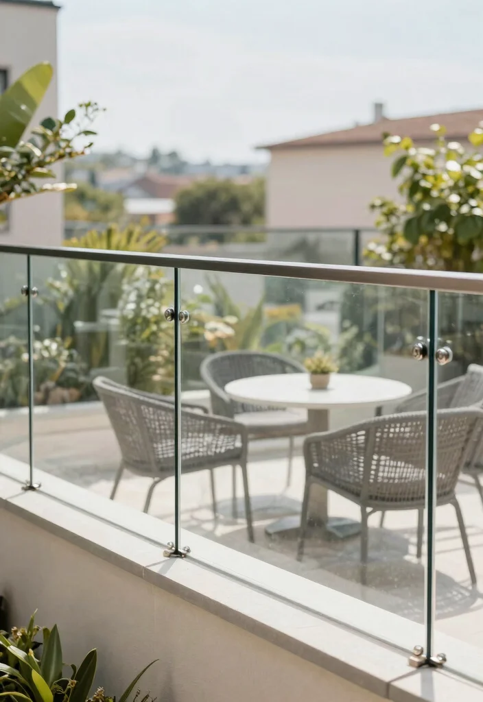 14 Glass Balcony Railing Concepts That Stay Clear Without Constant Cleaning - 9. Safety Glass Railings for Peace of Mind 1