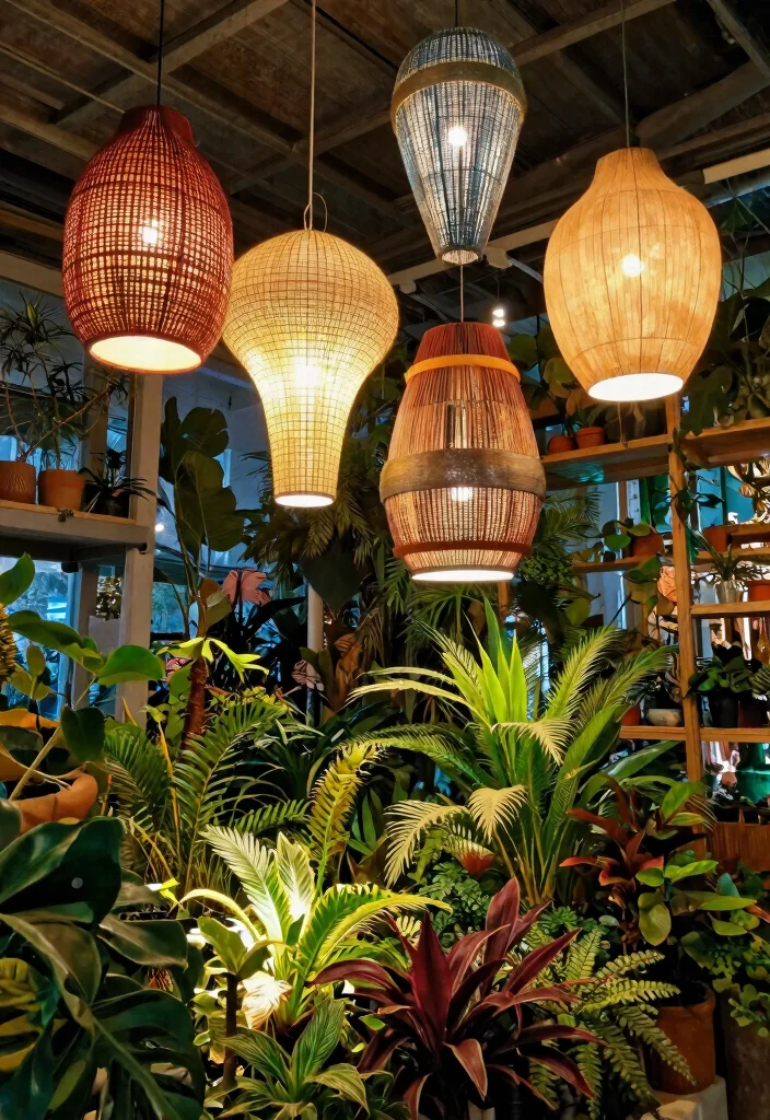 14 High Ceiling Lighting Ideas That Actually Light the Room - 13. Artistic Lighting for Creative Expressions 1