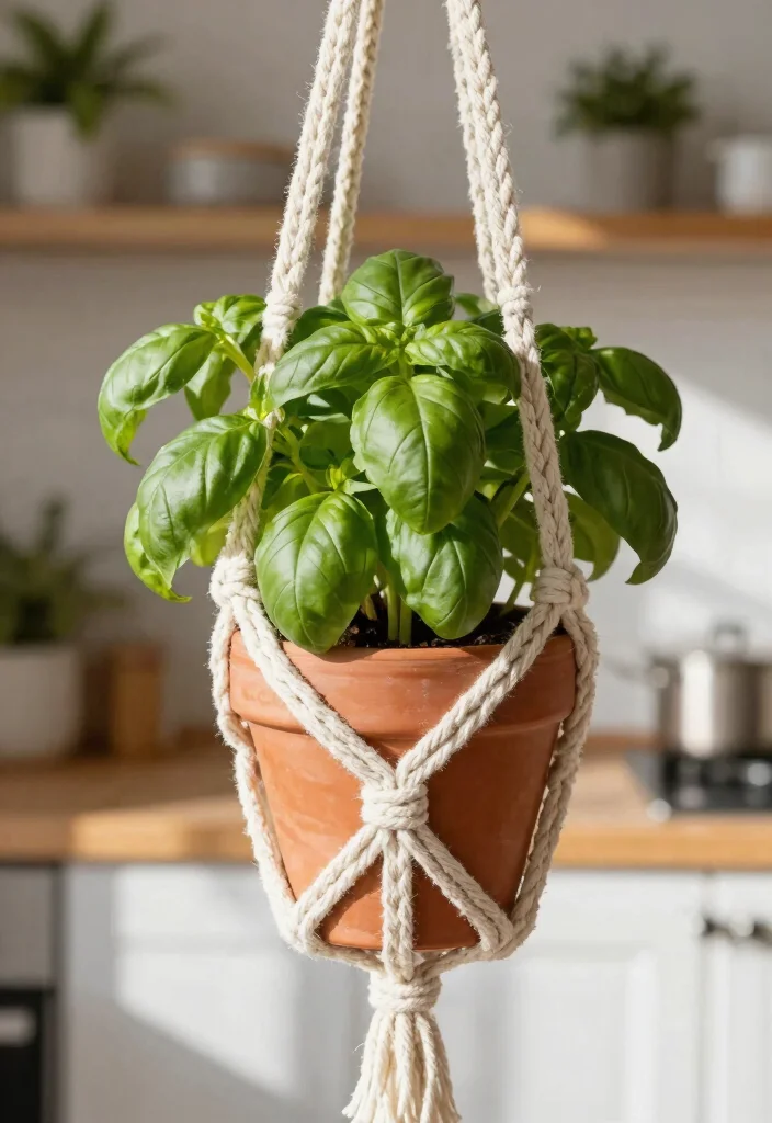 14 Macrame Hanging Planter Ideas That Hold Heavy Pots Safely - 1. Classic Knot Design Planter 1