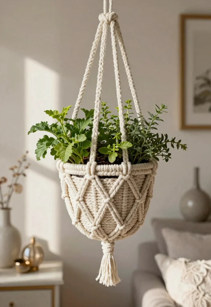 14 Macrame Hanging Planter Ideas That Hold Heavy Pots Safely - 12. Elegant Hanging Basket Planters 1