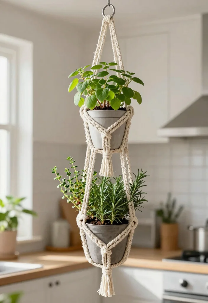 14 Macrame Hanging Planter Ideas That Hold Heavy Pots Safely - 2. Multi-Tiered Macrame Planter 1
