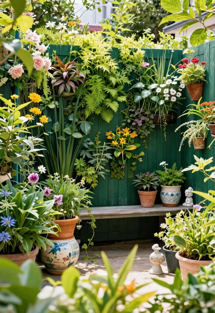 14 Modern Wood Fence Ideas That Provide Full Privacy Fast - 11. Green Wall Fences for Urban Retreats 1