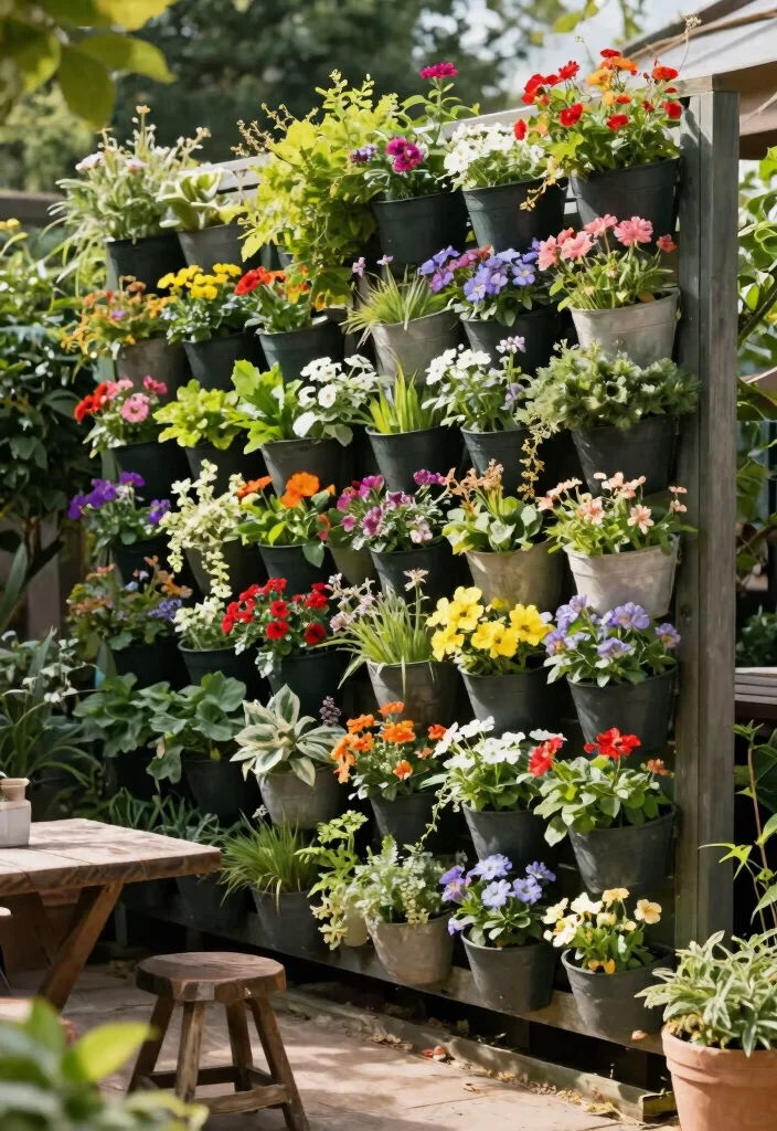 14 Modern Wood Fence Ideas That Provide Full Privacy Fast - 9. Vertical Garden Fences for Greenery 1