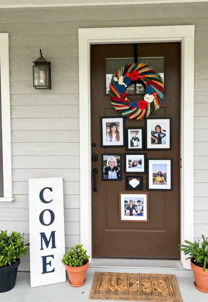 14 Small Front Porch Decor Ideas That Make a Tiny Entry Feel Welcoming - 6. Decor with a Personal Touch 1