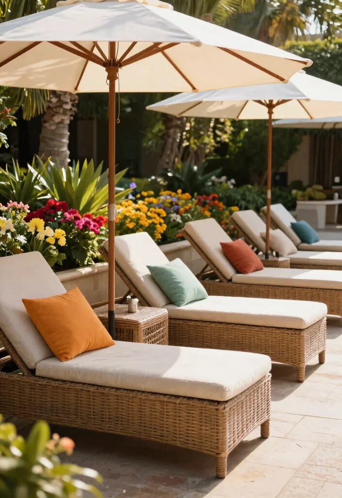 14 Wicker Patio Furniture Sets That Won't Fall Apart in Rain - 7. Spacious Wicker Chaise Lounges 1
