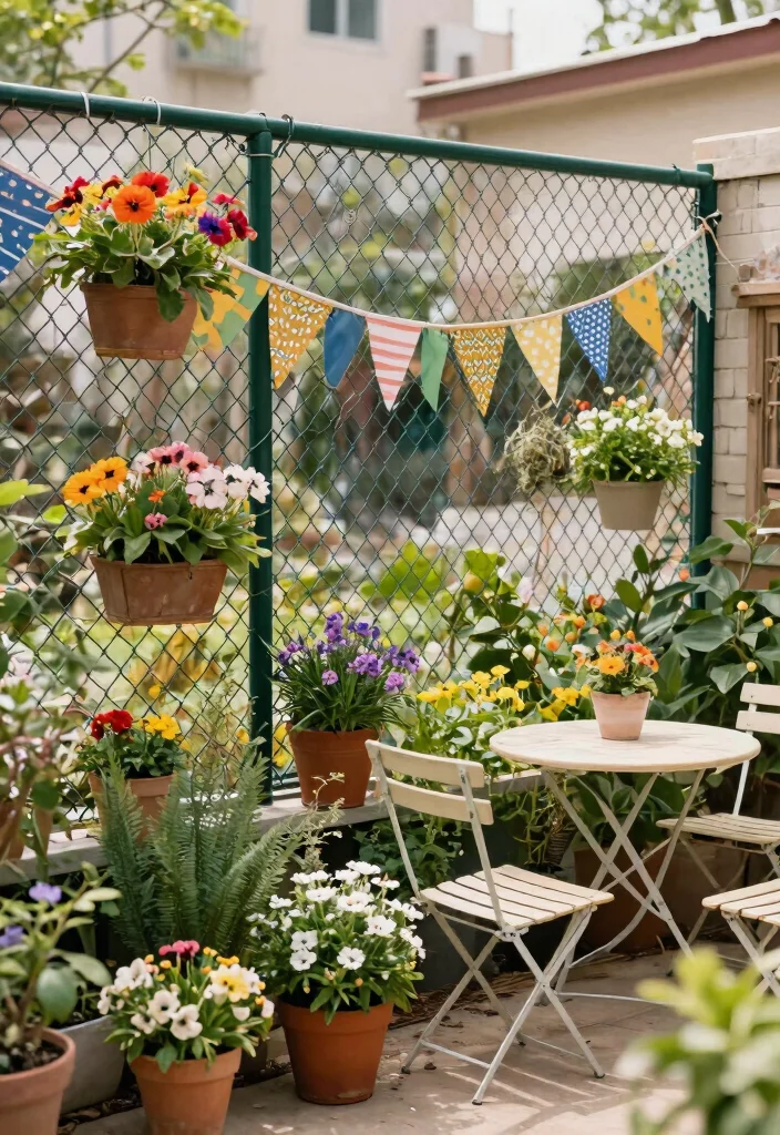 15 Chain Link Fence Ideas Cover Up Solutions for Renters Who Can't Replace - 13. Seasonal Decor 1