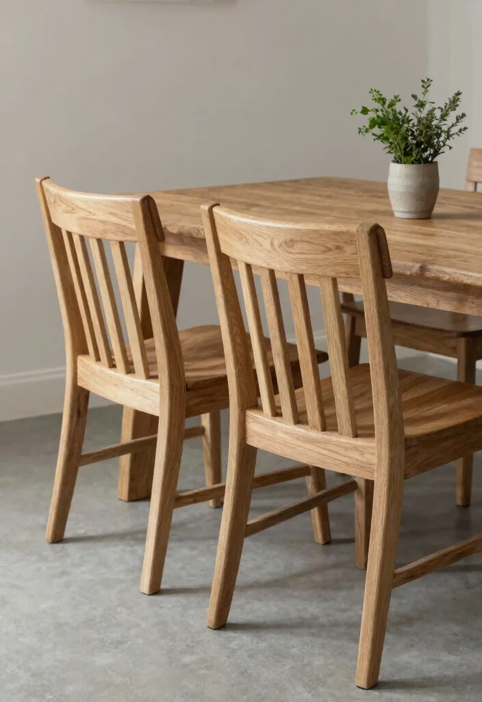 15 Farmhouse Dining Chairs on a Budget That Look Expensive - 12. Simple Slat Back Chairs 1
