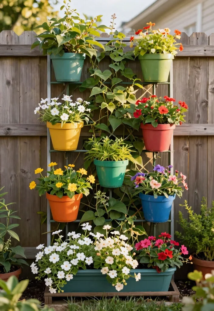 15 Garden Wall Planter Ideas That Hide Ugly Fences - 10. Green Wall with Trellis 1