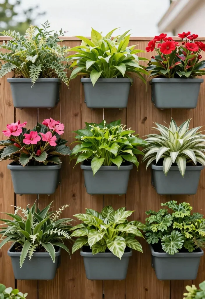 15 Garden Wall Planter Ideas That Hide Ugly Fences - 15. Indoor/Outdoor Hybrid Planters 1