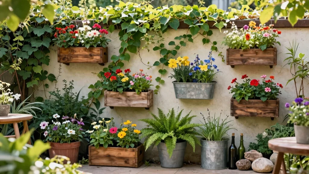15 Garden Wall Planter Ideas That Hide Ugly Fences