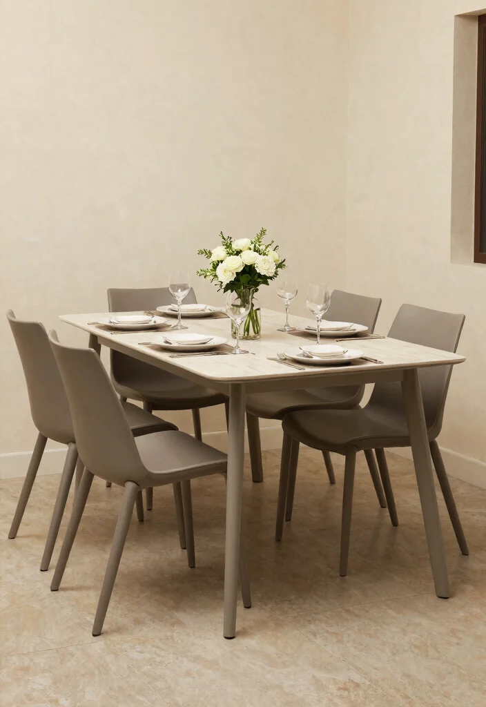 15 Outdoor Dinner Table Ideas That Seat More Without Taking Up Space - 13. Compact Rectangle Tables 1