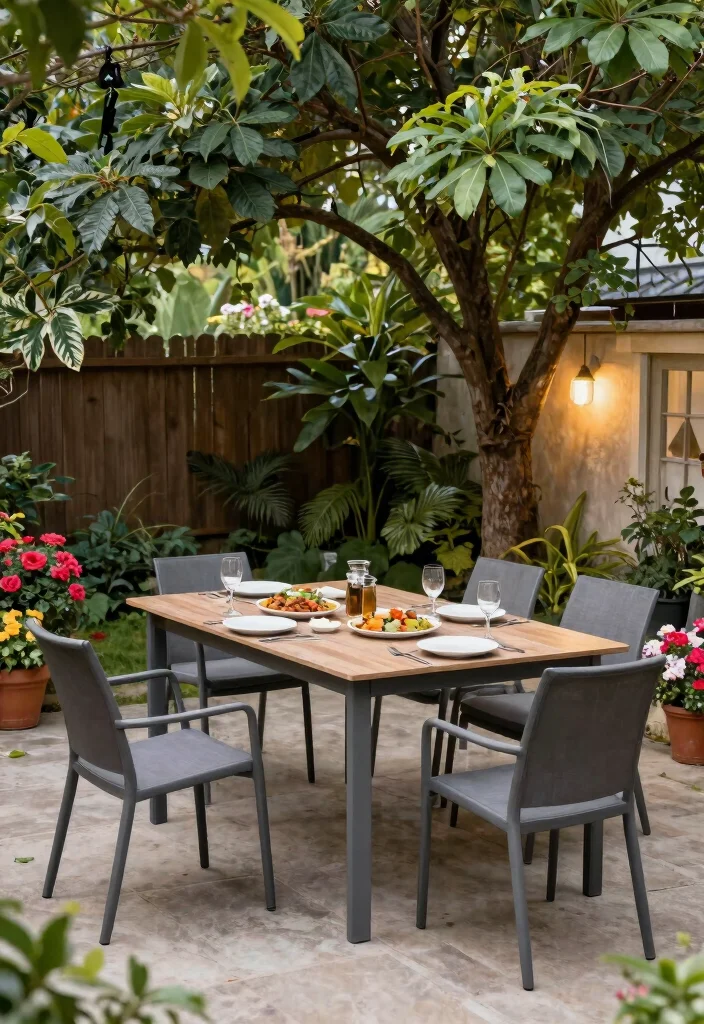 15 Outdoor Dinner Table Ideas That Seat More Without Taking Up Space - 5. Extendable Tables 1
