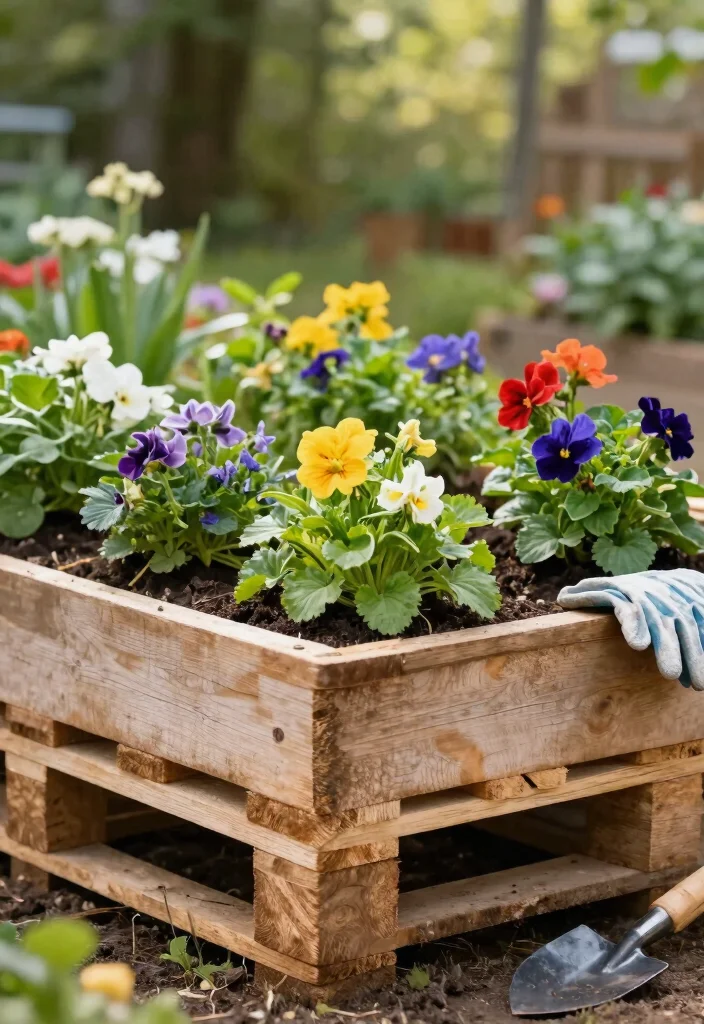 18 Raised Garden Bed Ideas That Don't Need Carpentry Skills - 1. Upcycled Wooden Pallets 1