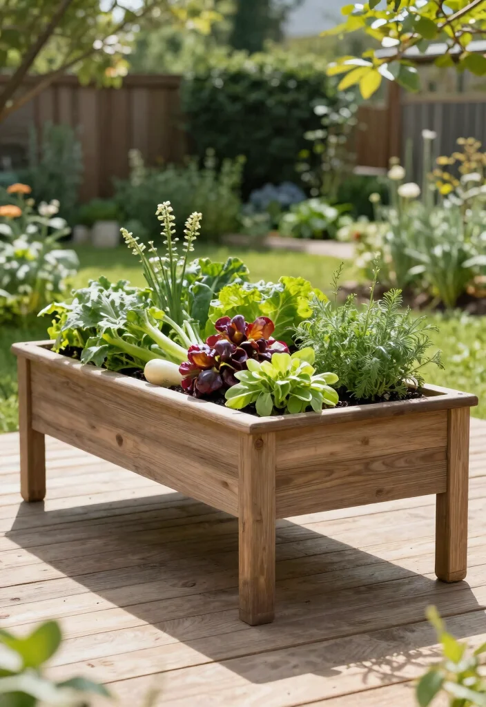18 Raised Garden Bed Ideas That Don't Need Carpentry Skills - 10. Raised Beds with Legs 1