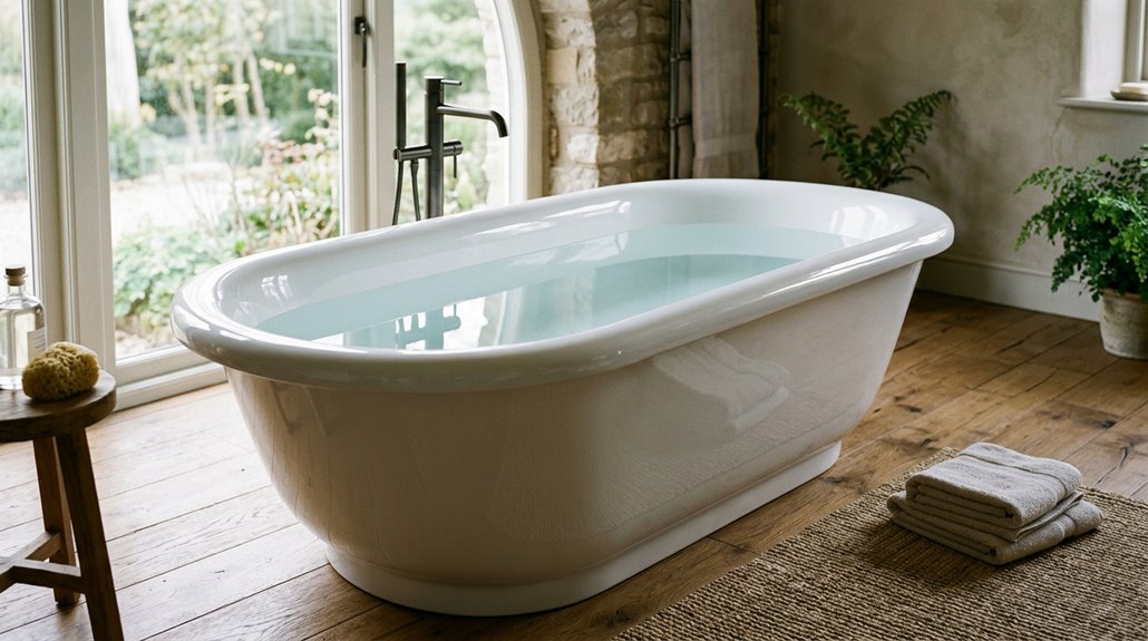 bathtub capacity in gallons