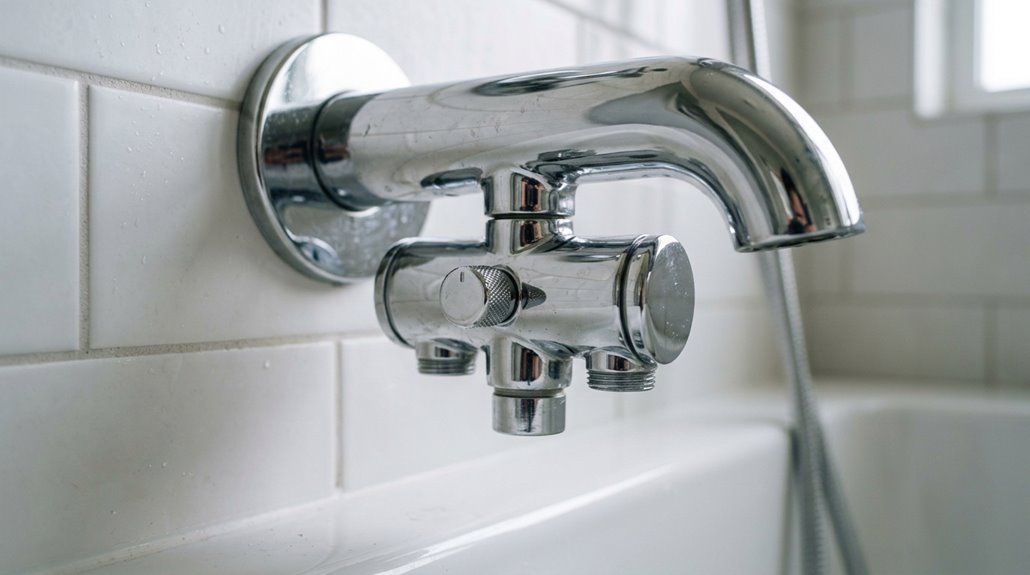bathtub spout diverter function explained