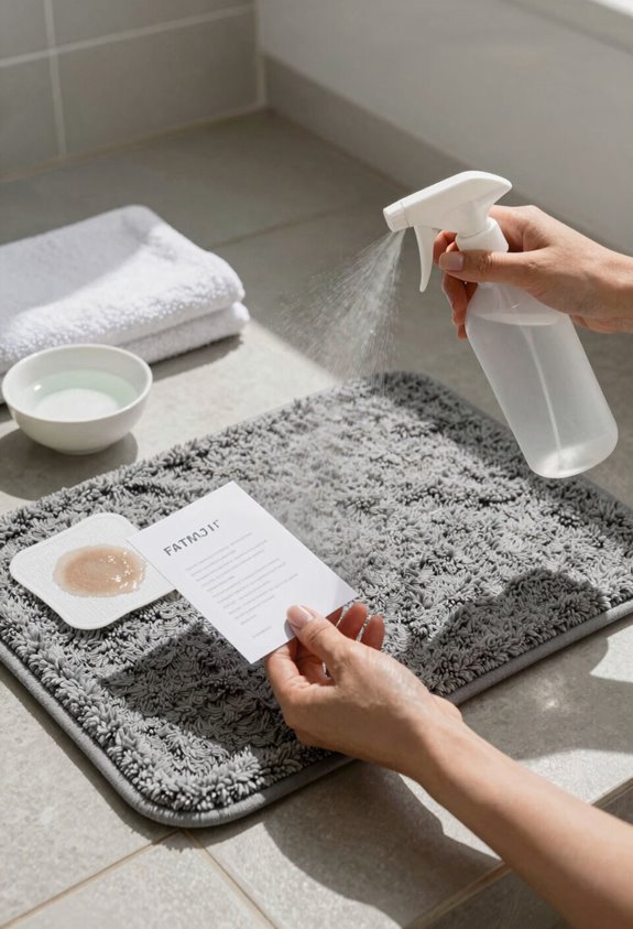 How to Wash Your Bath Mats in 5 Easy Steps 3 care label spot treat first