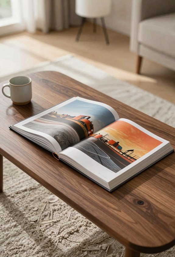 oversized visual decorative books