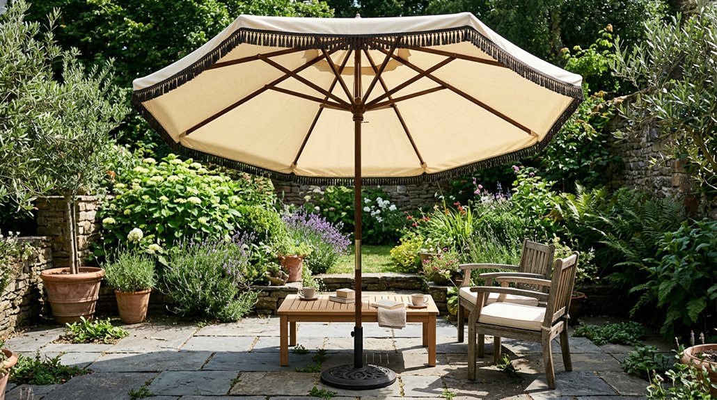 patio umbrella size guide