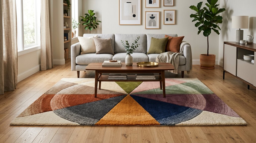 rug colors for grey couch