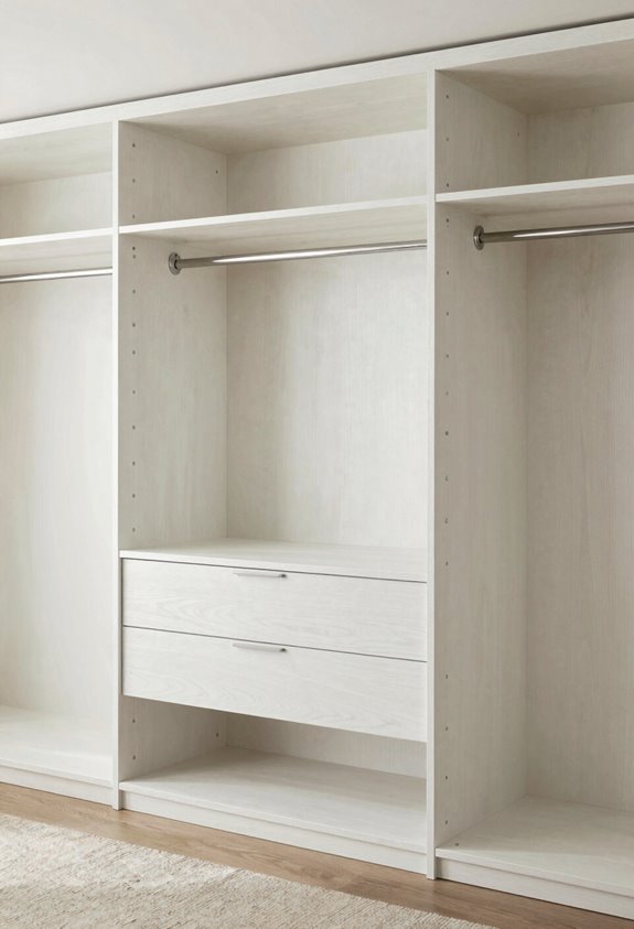 standard closet size guidelines reveal flexibility