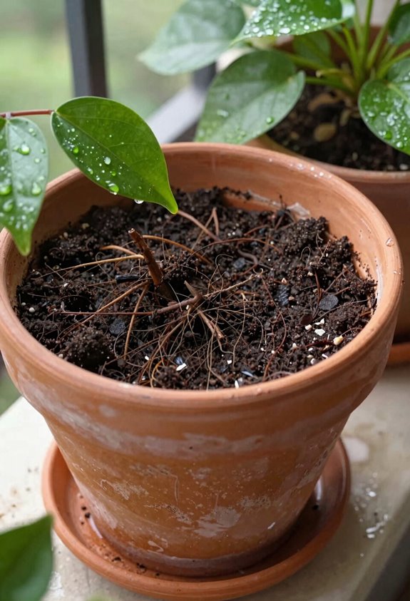Do Your Flower Pots Need Drainage Holes? 3 swampy roots cause rot buildup