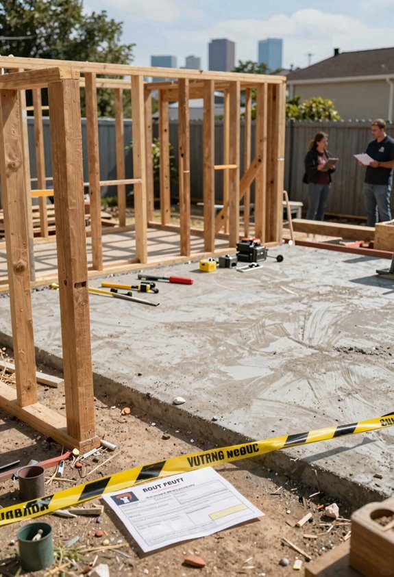 unpermitted construction penalties can escalate
