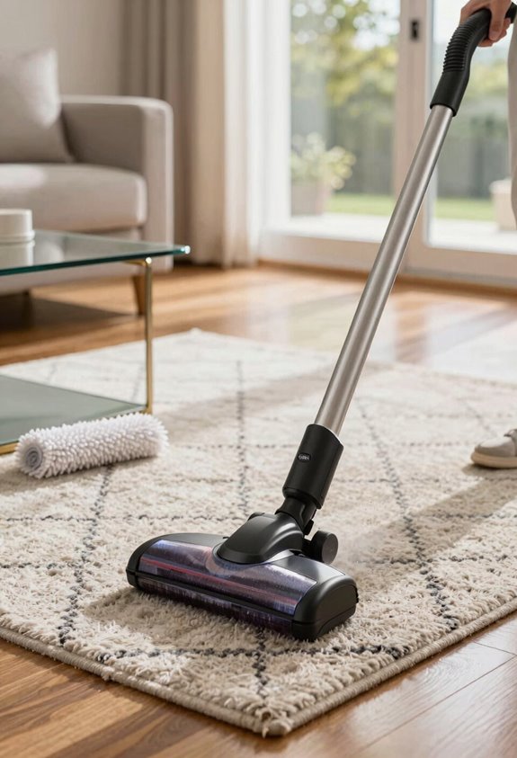 10 Tips for Cleaning Floors With Rugs 2 vacuum weekly with pile direction