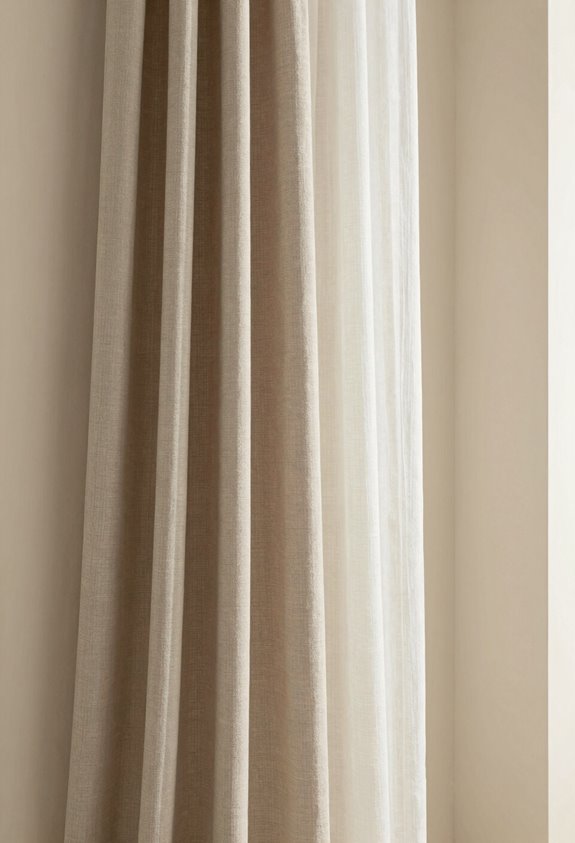 7 Curtain Colors That Complement Beige Walls 3 white and cream curtains complement beige walls