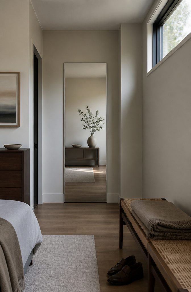Door in a residential interior